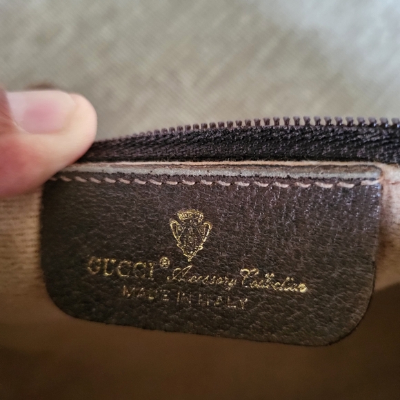 GUCCI GG Canvas Web Sherry Line Shoulder Bag - Picture 8 of 11